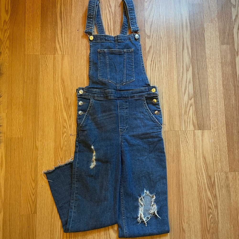 Divided H&M Blue Denim Size 4 Overalls